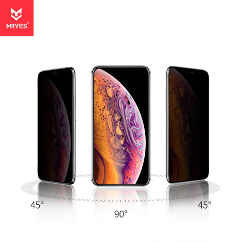 Защитное стекло на iPhone Xs Max Mr.Yes Tiny Engraving Private Glass